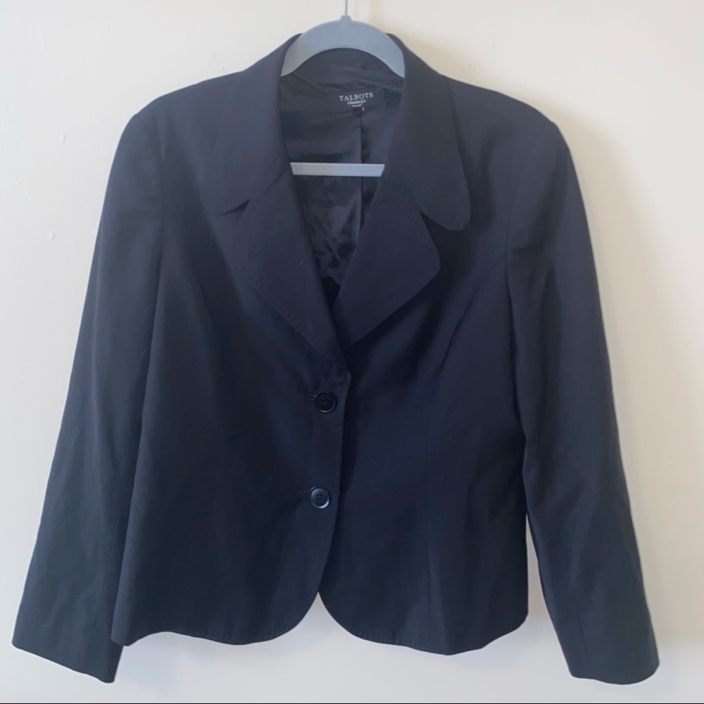 Talbots Petites Wool Blend Blazer size 14p